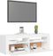 vidaXL - Tv-meubel - met - LED-verlichting - 120x35x40 - cm - wit
