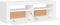 vidaXL - Tv-meubel - met - LED-verlichting - 120x35x40 - cm - wit