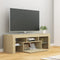 vidaXL - Tv-meubel - met - LED-verlichting - 120x35x40cm - sonoma - eikenkleurig