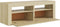 vidaXL - Tv-meubel - met - LED-verlichting - 120x35x40cm - sonoma - eikenkleurig