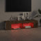 vidaXL - Tv-meubel - met - LED-verlichting - 135x39x30 - cm - bruin - eikenkleur