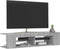 vidaXL - Tv-meubel - met - LED-verlichting - 135x39x30 - cm - grijs - sonoma - eiken