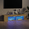 vidaXL - Tv-meubel - met - LED-verlichting - 135x39x30 - cm - sonoma - eikenkleurig