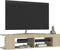 vidaXL - Tv-meubel - met - LED-verlichting - 135x39x30 - cm - sonoma - eikenkleurig
