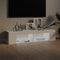 vidaXL - Tv-meubel - met - LED-verlichting - 135x39x30 - cm - hoogglans - wit