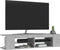 vidaXL - Tv-meubel - met - LED-verlichting - 135x39x30 - cm - betongrijs