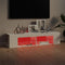 vidaXL - Tv-meubel - met - LED-verlichting - 135x39x30 - cm - hoogglans - wit