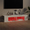 vidaXL - Tv-meubel - met - LED-verlichting - 135x39x30 - cm - wit