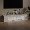 vidaXL - Tv-meubel - met - LED-verlichting - 135x39x30 - cm - wit