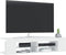 vidaXL - Tv-meubel - met - LED-verlichting - 135x39x30 - cm - wit