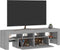 vidaXL - Tv-meubel - met - LED-verlichting - 140x36,5x40 - cm - grijs - sonoma - eiken