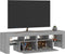 vidaXL - Tv-meubel - met - LED-verlichting - 140x36,5x40 - cm - grijs - sonoma - eiken