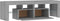 vidaXL - Tv-meubel - met - LED-verlichting - 140x36,5x40 - cm - grijs - sonoma - eiken