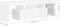 vidaXL - Tv-meubel - met - LED-verlichting - 140x36,5x40 - cm - hoogglans - wit