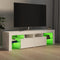 vidaXL - Tv-meubel - met - LED-verlichting - 140x36,5x40 - cm - hoogglans - wit