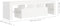 vidaXL - Tv-meubel - met - LED-verlichting - 140x36,5x40 - cm - wit
