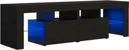 vidaXL - Tv-meubel - met - LED-verlichting - 140x36,5x40 - cm - zwart
