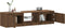 vidaXL - Tv-meubel - met - LED-verlichting - 140x40x35,5 - cm - bruin - eikenkleur