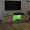 vidaXL - Tv-meubel - met - LED-verlichting - 140x40x35,5 - cm - sonoma - eikenkleur