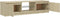 vidaXL - Tv-meubel - met - LED-verlichting - 140x40x35,5 - cm - sonoma - eikenkleur