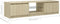 vidaXL - Tv-meubel - met - LED-verlichting - 140x40x35,5 - cm - sonoma - eikenkleur