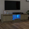 vidaXL - Tv-meubel - met - LED-verlichting - 140x40x35,5 - cm - sonoma - eikenkleur