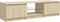 vidaXL - Tv-meubel - met - LED-verlichting - 140x40x35,5 - cm - sonoma - eikenkleur