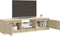 vidaXL - Tv-meubel - met - LED-verlichting - 140x40x35,5 - cm - sonoma - eikenkleur
