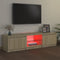 vidaXL - Tv-meubel - met - LED-verlichting - 140x40x35,5 - cm - sonoma - eikenkleur