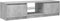 vidaXL - Tv-meubel - met - LED-verlichting - 140x40x35,5 - cm - betongrijs