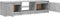 vidaXL - Tv-meubel - met - LED-verlichting - 140x40x35,5 - cm - betongrijs