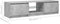 vidaXL - Tv-meubel - met - LED-verlichting - 140x40x35,5 - cm - betongrijs