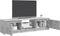 vidaXL - Tv-meubel - met - LED-verlichting - 140x40x35,5 - cm - betongrijs