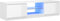 vidaXL - Tv-meubel - met - LED-verlichting - 140x40x35,5 - cm - hoogglans - wit