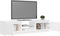 vidaXL - Tv-meubel - met - LED-verlichting - 140x40x35,5 - cm - wit