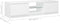 vidaXL - Tv-meubel - met - LED-verlichting - 140x40x35,5 - cm - wit