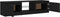 vidaXL - Tv-meubel - met - LED-verlichting - 140x40x35,5 - cm - zwart