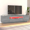 vidaXL - Tv-meubel - met - LED-verlichting - 160x35x40 - cm - grijs - sonoma - eiken
