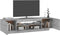 vidaXL - Tv-meubel - met - LED-verlichting - 160x35x40 - cm - grijs - sonoma - eiken