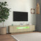 vidaXL - Tv-meubel - met - LED-verlichting - 160x35x40 - cm - sonoma - eikenkleurig