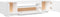 vidaXL - Tv-meubel - met - LED-verlichting - 160x35x40 - cm - wit