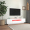 vidaXL - Tv-meubel - met - LED-verlichting - 160x35x40 - cm - wit