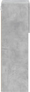 vidaXL - Tv-meubel - met - LED-verlichting - 2 - st - 30,5x30x90 - cm - betongrijs