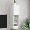vidaXL - Tv-meubel - met - LED-verlichting - 30,5x30x102 - cm - wit