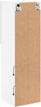 vidaXL - Tv-meubel - met - LED-verlichting - 30,5x30x102 - cm - wit