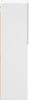 vidaXL - Tv-meubel - met - LED-verlichting - 30,5x30x102 - cm - wit
