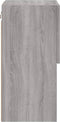 vidaXL - Tv-meubel - met - LED-verlichting - 30,5x30x60 - cm - grijs - sonoma - eiken