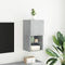 vidaXL - Tv-meubel - met - LED-verlichting - 30,5x30x60 - cm - betongrijs