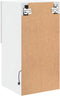 vidaXL - Tv-meubel - met - LED-verlichting - 30,5x30x60 - cm - wit