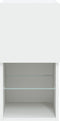 vidaXL - Tv-meubel - met - LED-verlichting - 30,5x30x60 - cm - wit
